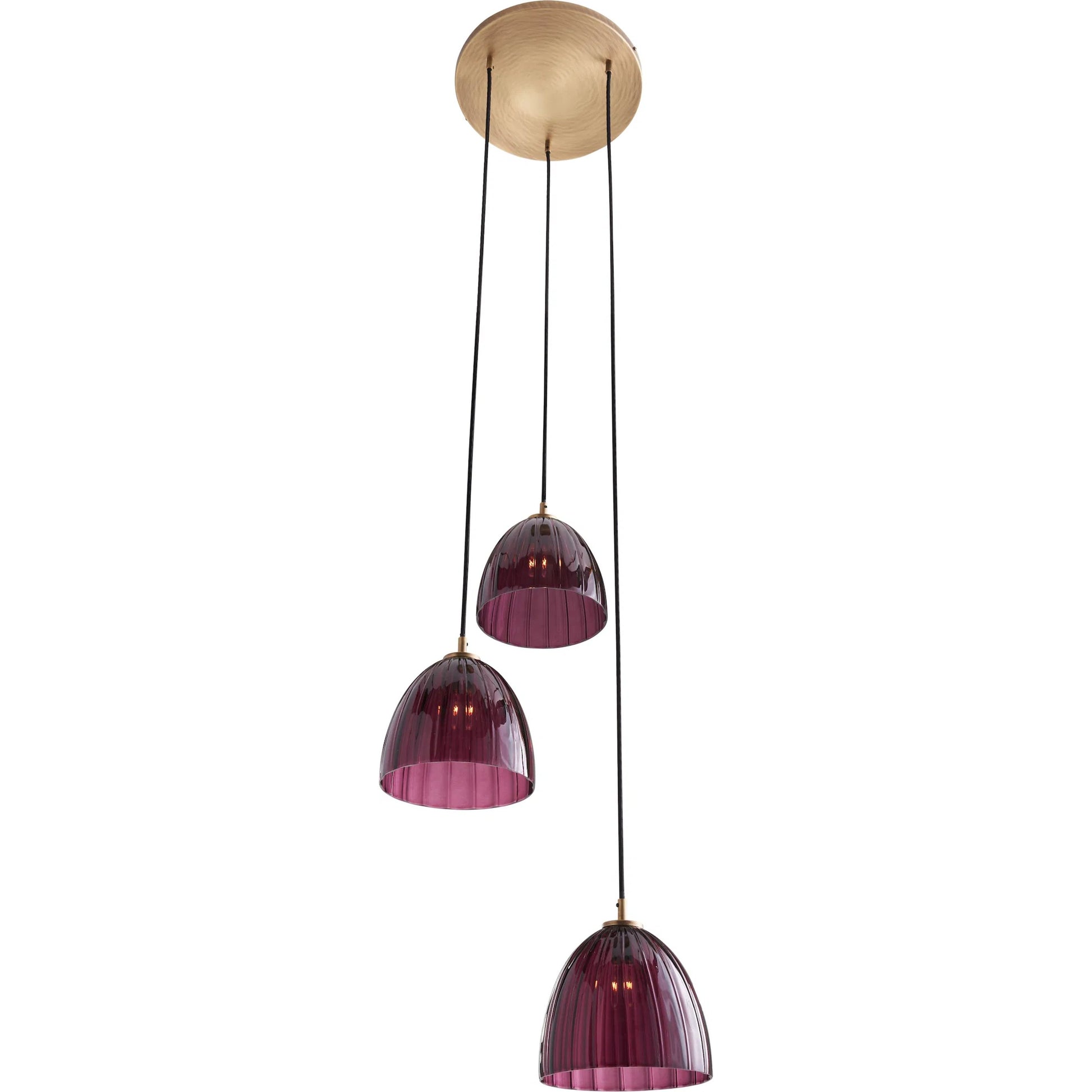 Caterina Triple Pendant by Wildwood. Made from unique in a transitional style.
