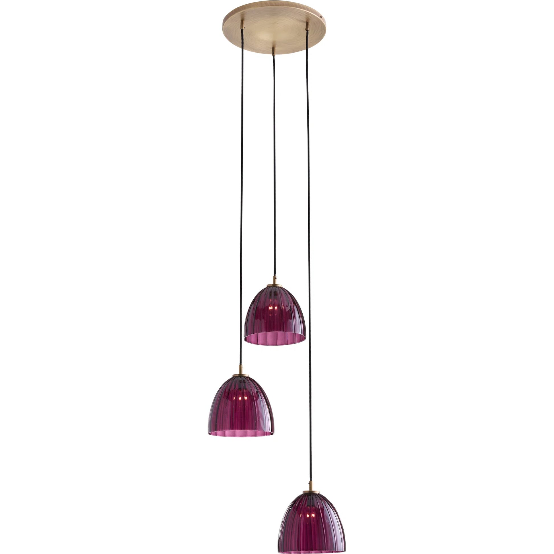 Caterina Triple Pendant by Wildwood. Made from unique in a transitional style.