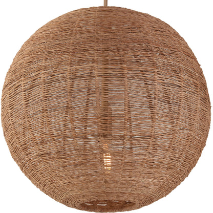 Teague Triple Pendant by Wildwood in natural, antique brass. Made from unique in a rustic style.