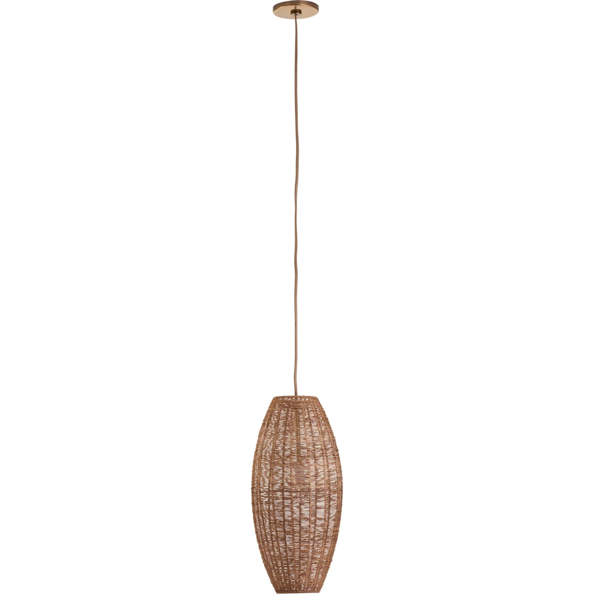 Teague Single Pendant by Wildwood in natural. Made from unique in a unique style.