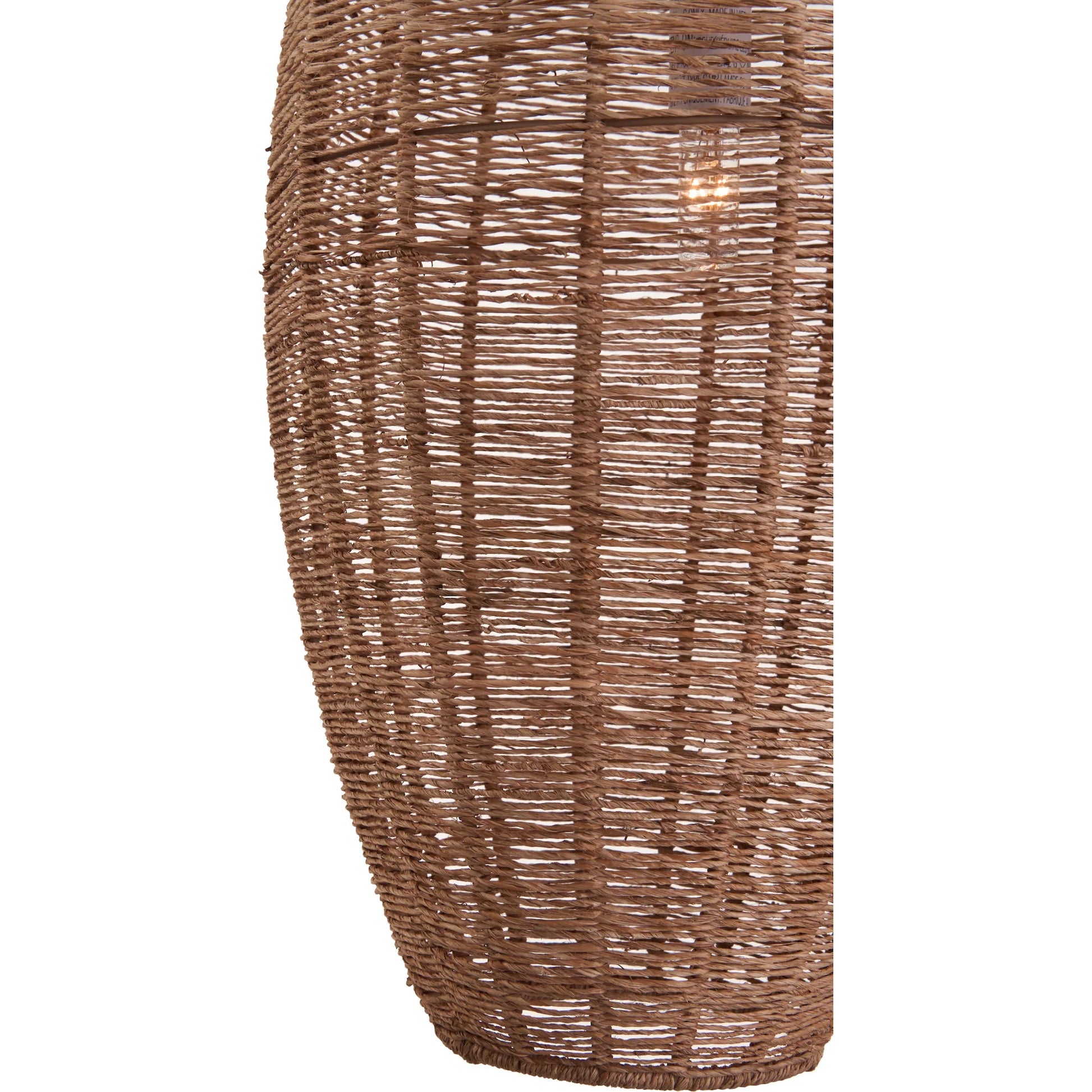 Teague Single Pendant by Wildwood in natural. Made from unique in a unique style.