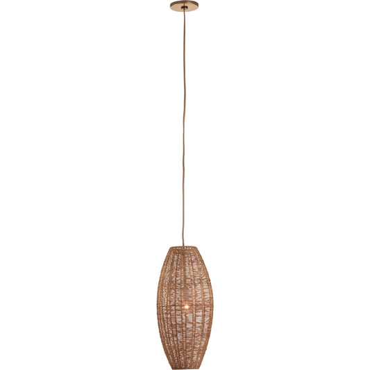 Teague Single Pendant by Wildwood in natural. Made from unique in a unique style.