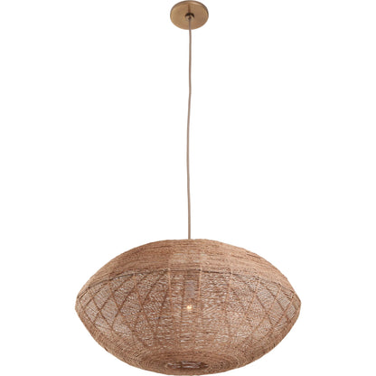 Teague Single Pendant by Wildwood in natural. Made from unique in a unique style.