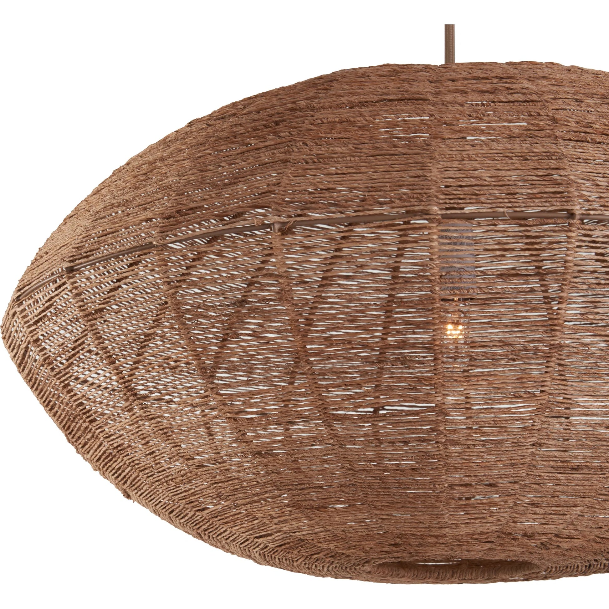 Teague Single Pendant by Wildwood in natural. Made from unique in a unique style.
