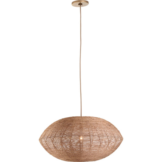 Teague Single Pendant by Wildwood in natural. Made from unique in a unique style.