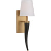 Antique Brass, Black, White