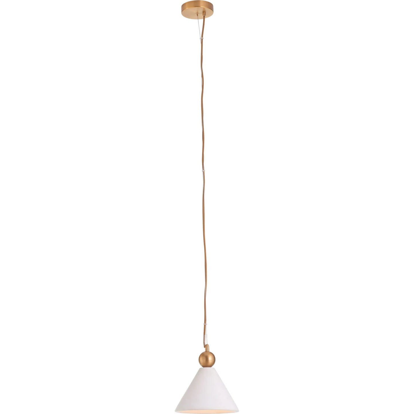 000 SI-2387996 | Primary Silo | Jett Pendant by Wildwood in natural white, antique brass. Made from unique in a transitional style.