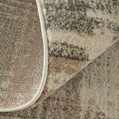 Eden EDN39QWF Rug by Feizy in ivory, gray, green. Made from polypropylene in a unique style.