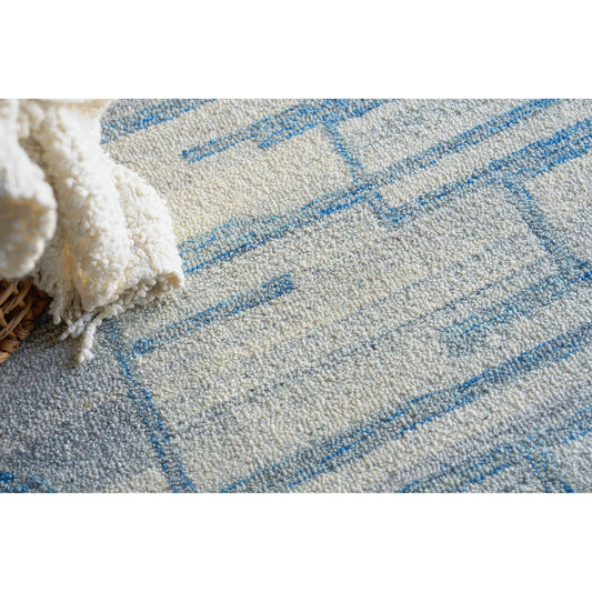 Naturals 6780 Rug by Exquisite Rugs in blue, ivory. Made from new zealand wool in a unique style.