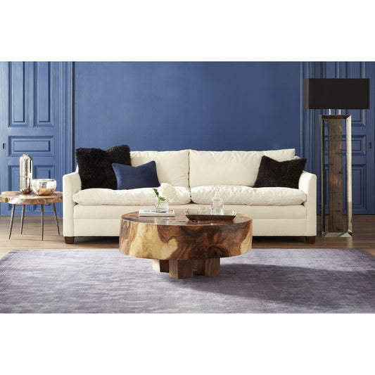 Forged Wood Coffee Table by Phillips Collection in brown. Made from metal in a eclectic & global style.
