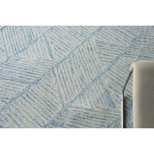 Kascata 6785 Rug by Exquisite Rugs in blue, ivory. Made from new zealand wool in a unique style.