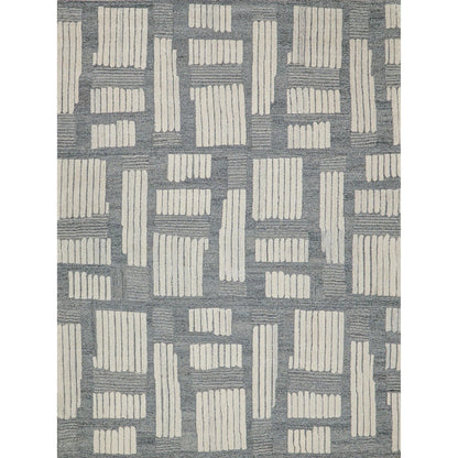 Naturals Pattern Rug by Exquisite Rugs in ivory, silver. Made from new zealand wool in a unique style.