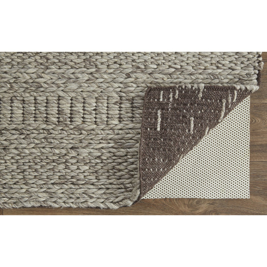 Berkeley Transitional Geometric Rug - 0737F by Feizy in ivory, gray, tan. Made from wool in a unique style.