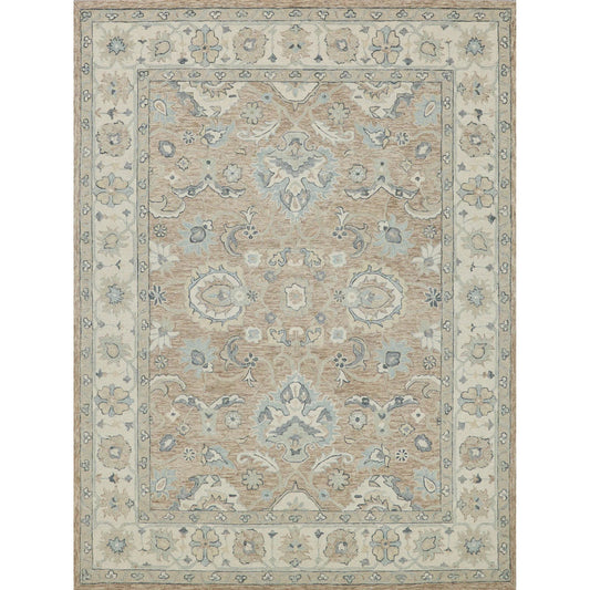 Claremont Oushak 6795 Rug by Exquisite Rugs in light brown, ivory. Made from new zealand wool in a unique style.