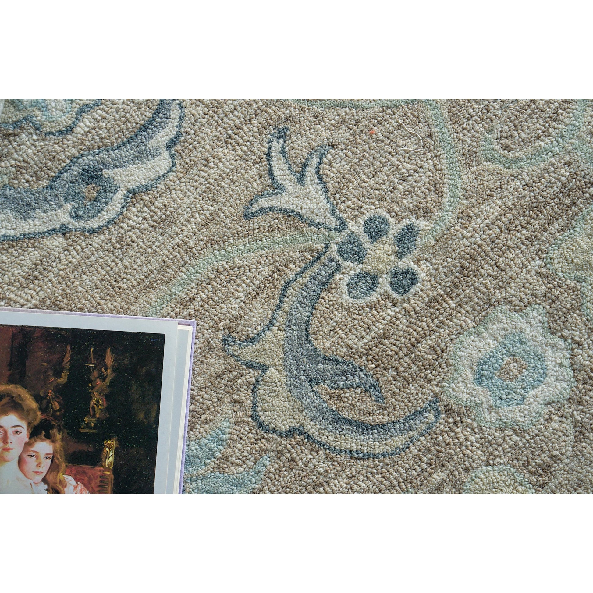 Claremont Oushak 6795 Rug by Exquisite Rugs in light brown, ivory. Made from new zealand wool in a unique style.