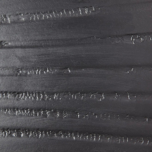 Branch Cabinet by Global Views in black distressed lacquer, polished aluminum. Made from unique in a transitional style.