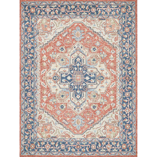 Richmond Serapi 6799 Rug by Exquisite Rugs in red, blue. Made from new zealand wool in a unique style.