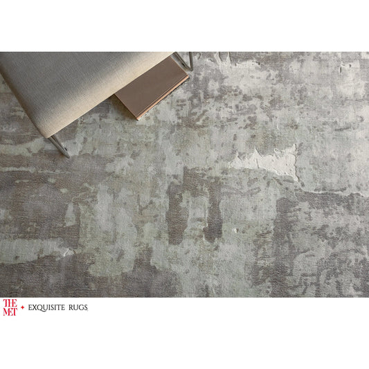 The Met X Papyrus 6800 Rug by Exquisite Rugs in beige. Made from wool, bamboo silk in a unique style.