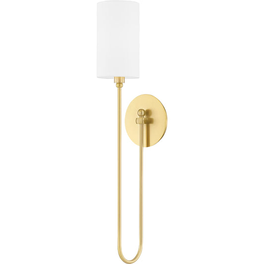 Harlem Wall Sconce by Hudson Valley. Made from steel in a transitional style.