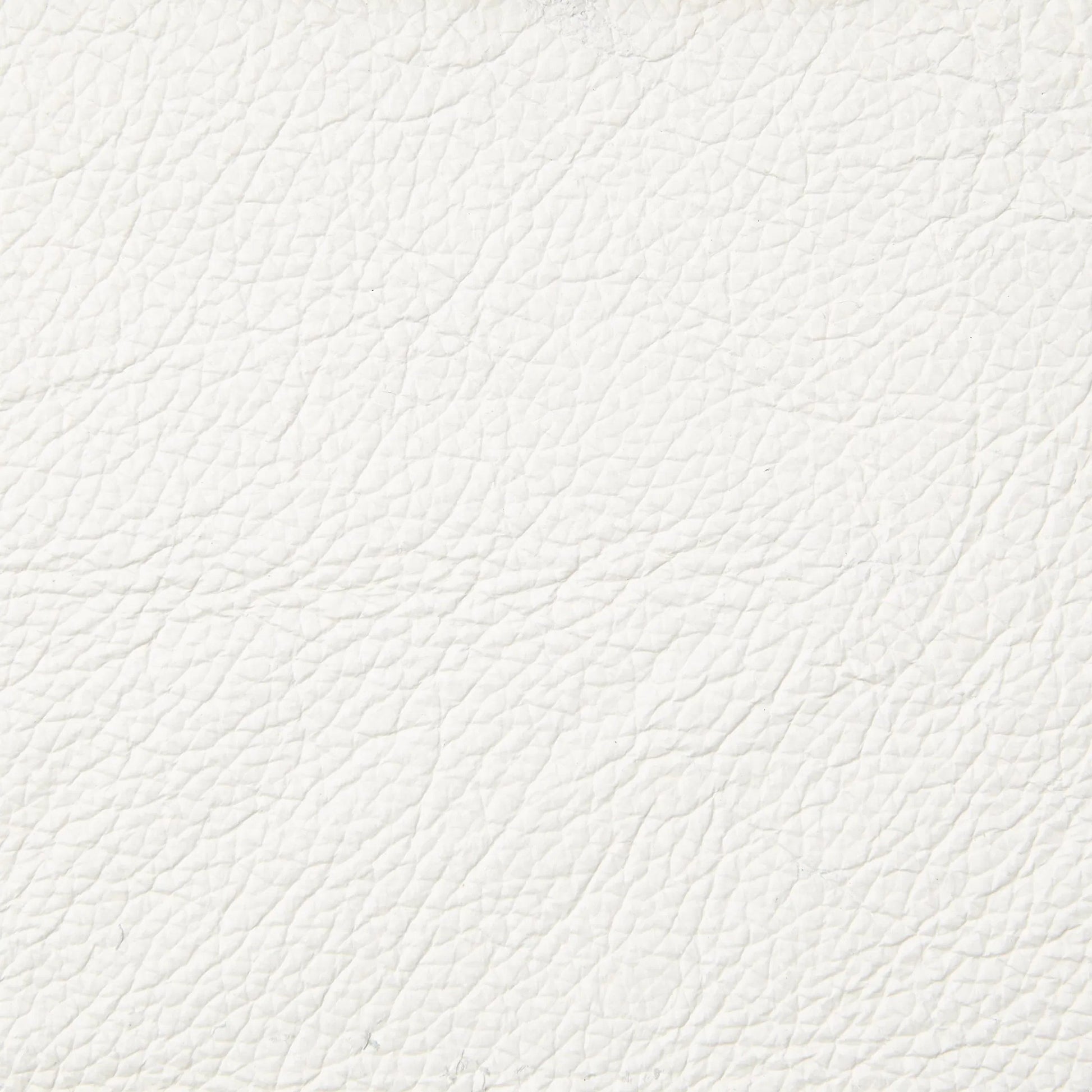 Boomerang Chair by Global Views in white leather. Made from rubberwood, ebony in a transitional style.