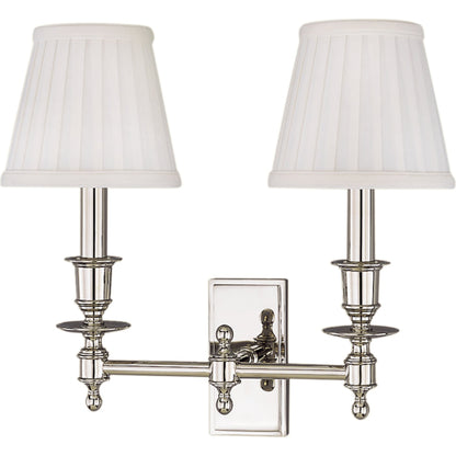 Ludlow Wall Sconce by Hudson Valley. Made from brass in a traditional style.