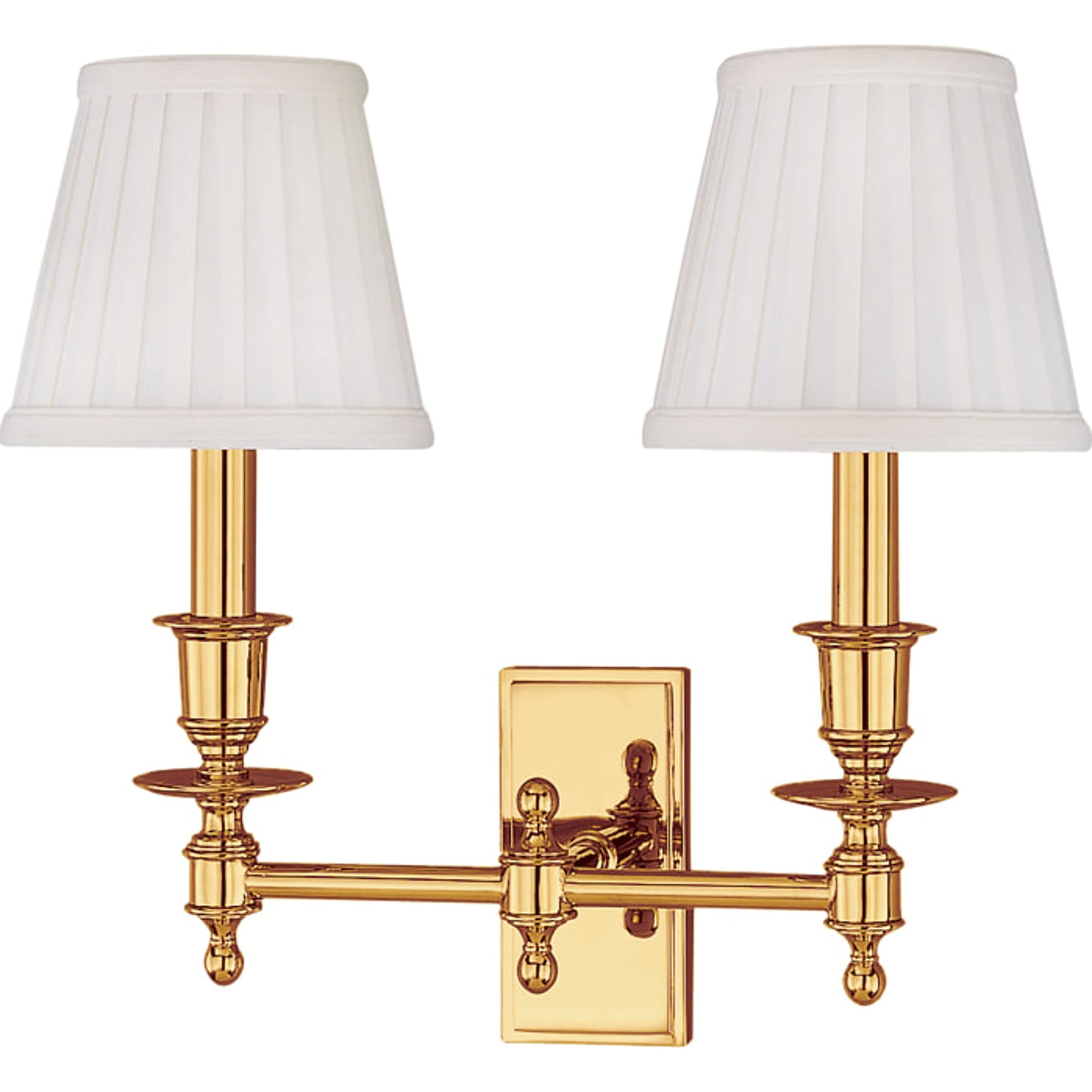 Ludlow Wall Sconce by Hudson Valley. Made from brass in a traditional style.