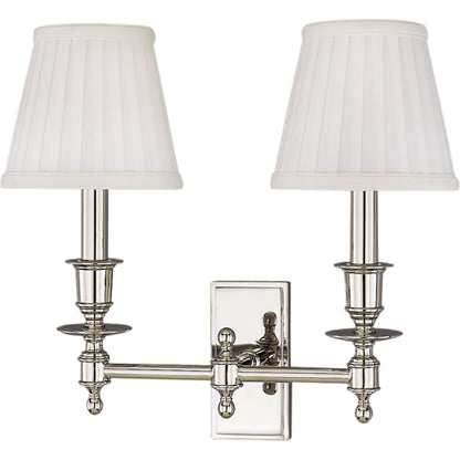 Ludlow Wall Sconce by Hudson Valley. Made from brass in a traditional style.