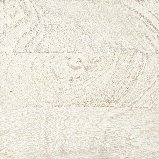 001 SR-701108 | Closeup | Driftwood Lattice Credenza by Global Views in white washed. Made from mango, mdf in a coastal style.