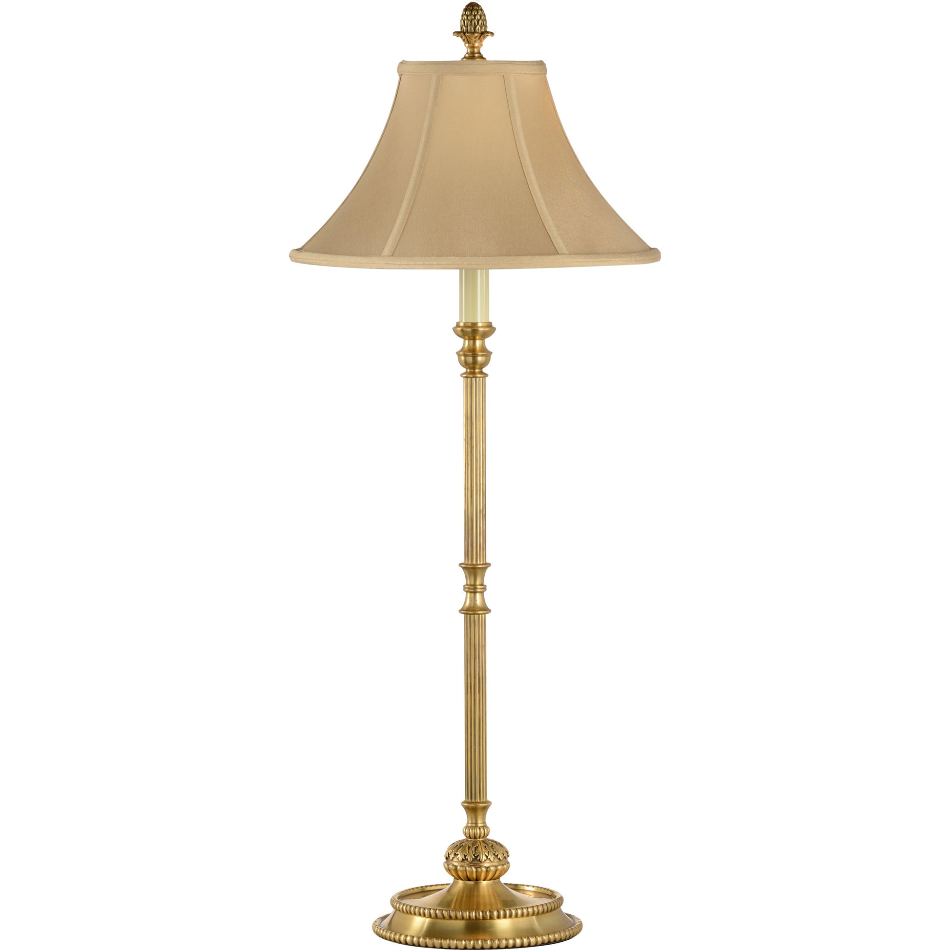 Birnen Buffet Lamp by Chelsea House in antique. Made from brass in a traditional style.