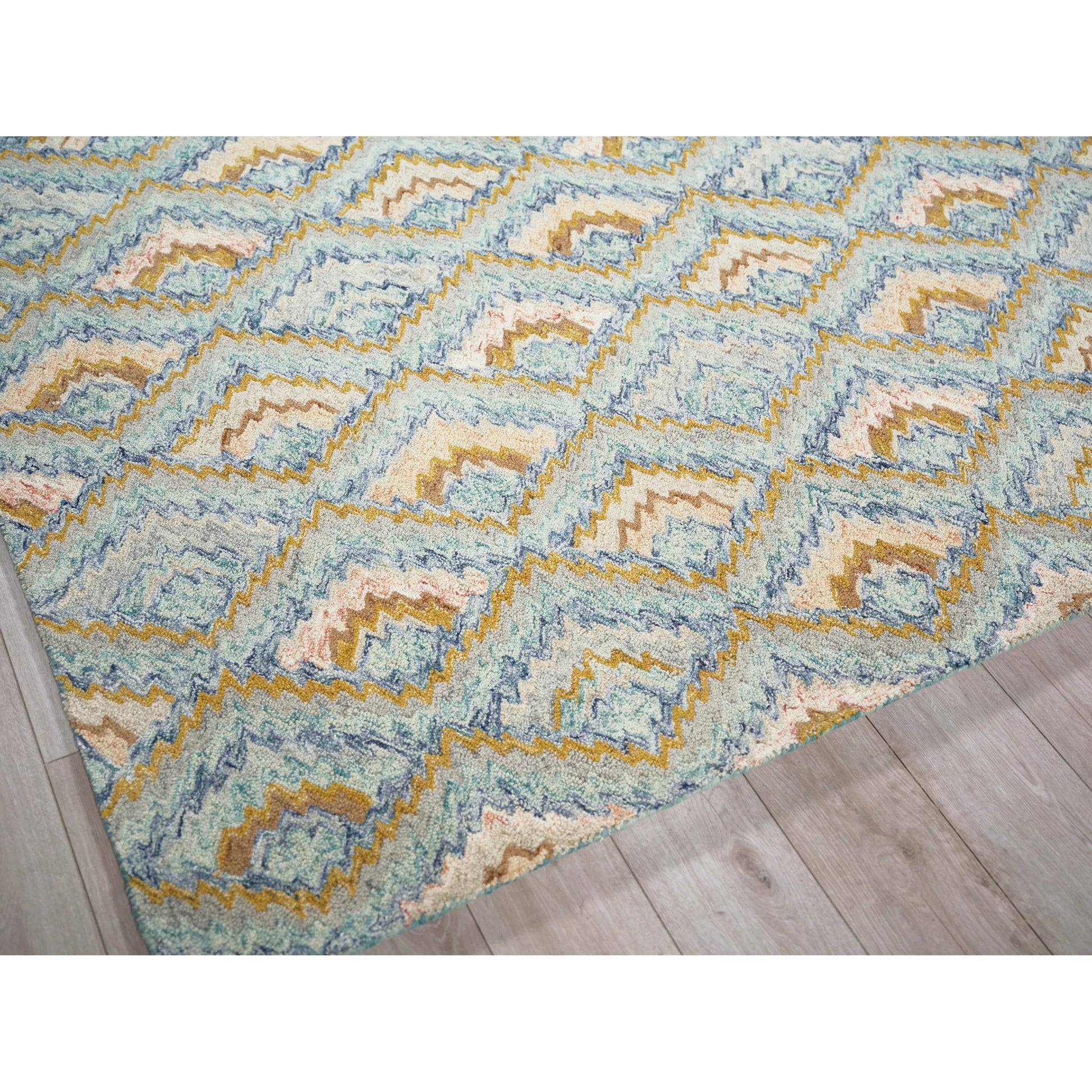 Bargello Rug by Exquisite Rugs. Made from new zealand wool in a unique style.