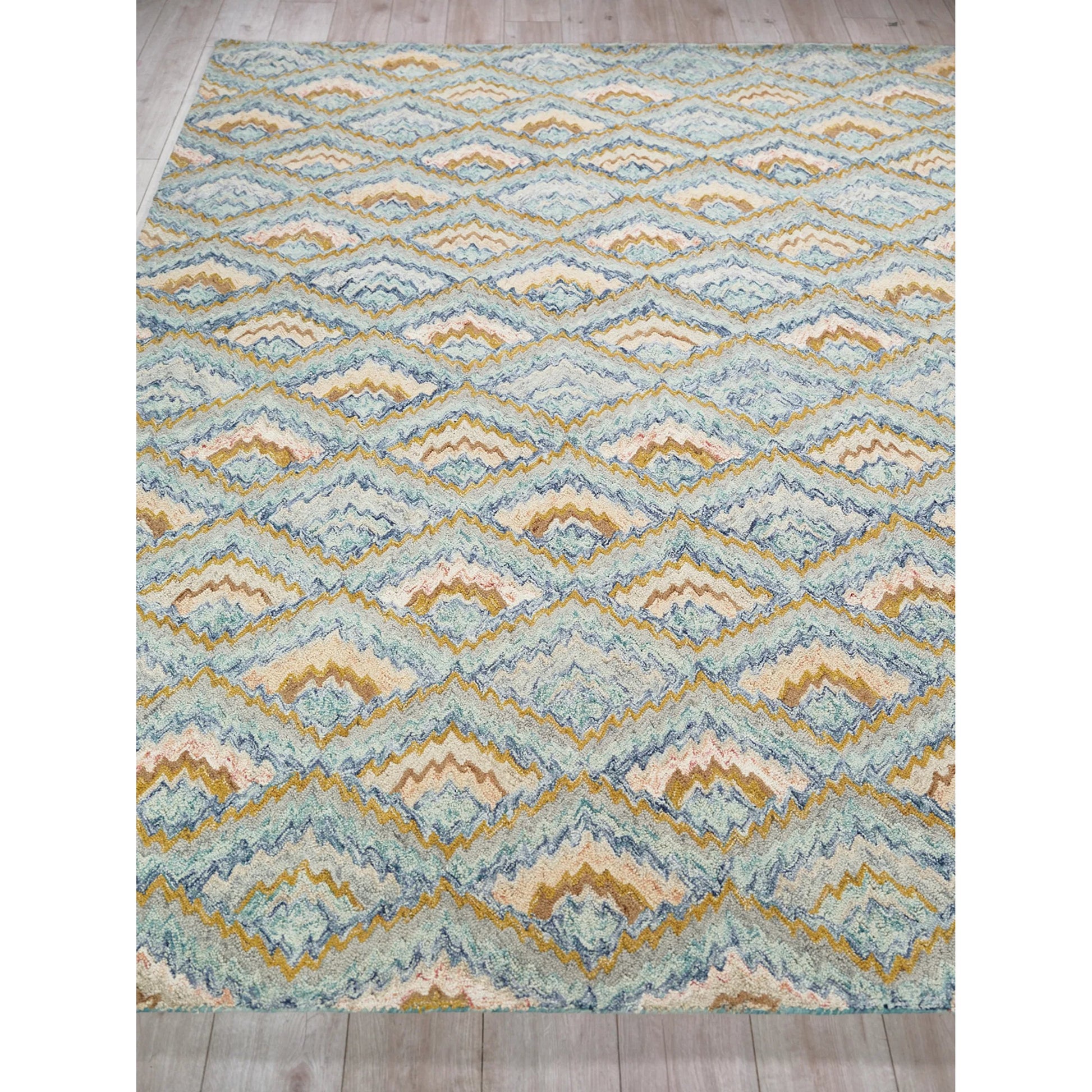 Bargello Rug by Exquisite Rugs. Made from new zealand wool in a unique style.