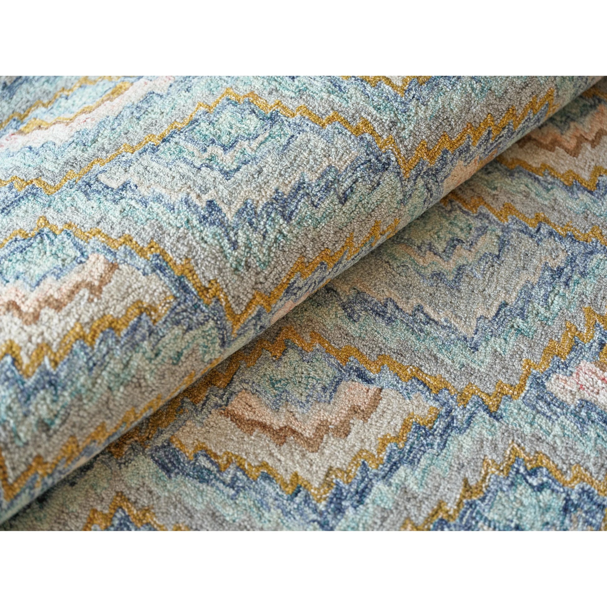Bargello Rug by Exquisite Rugs. Made from new zealand wool in a unique style.