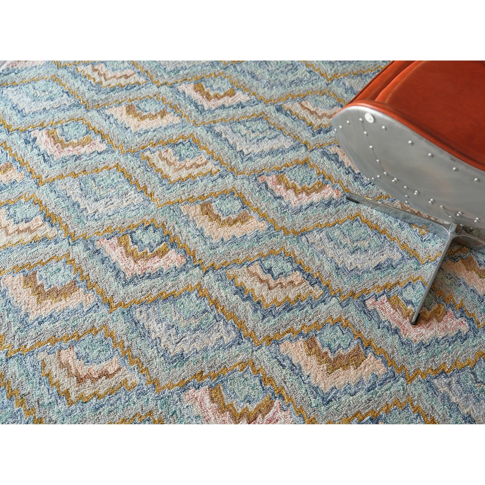 Bargello Rug by Exquisite Rugs. Made from new zealand wool in a unique style.