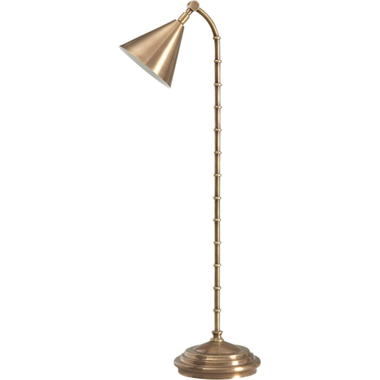 Coiffer Desk Lamp by Chelsea House in gold. Made from brass in a transitional style.