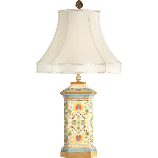 Kenton Accent Lamp by Chelsea House in handpainted. Made from wood in a cottage & farmhouse style.