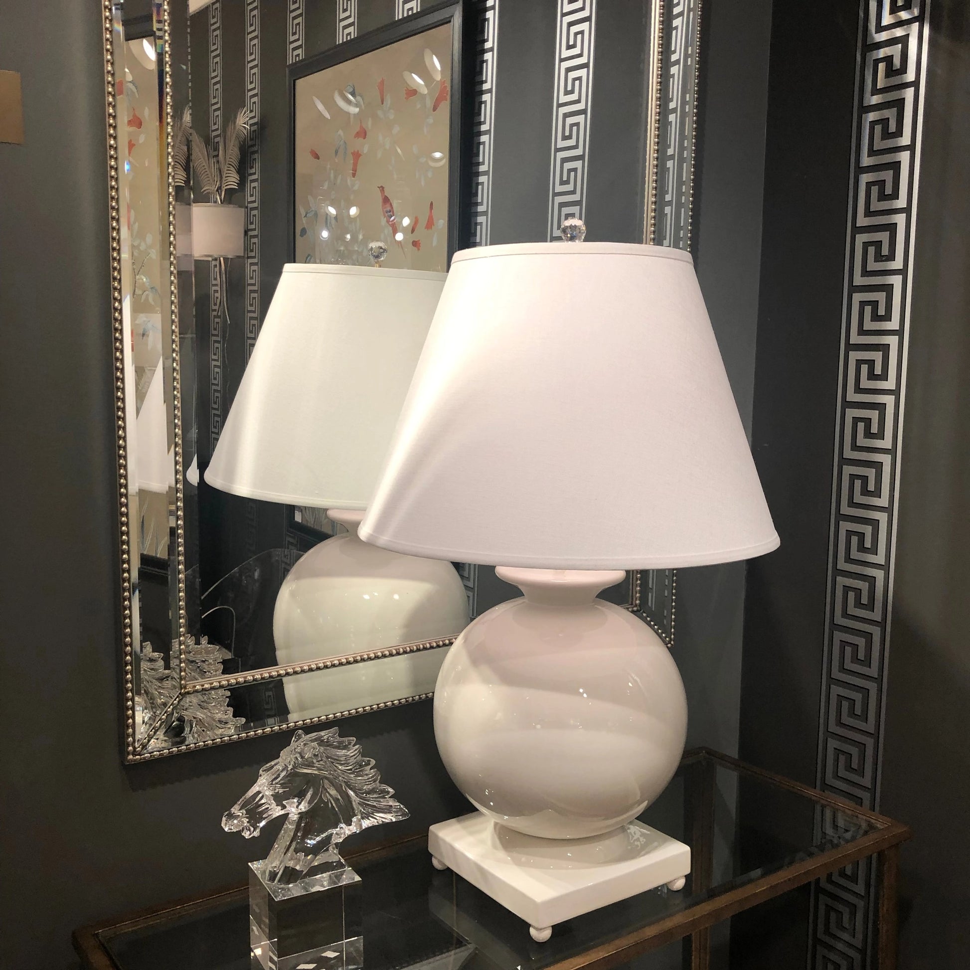 Opus Ceramic Lamp by Chelsea House. Made from ceramic, porcelain in a transitional style.