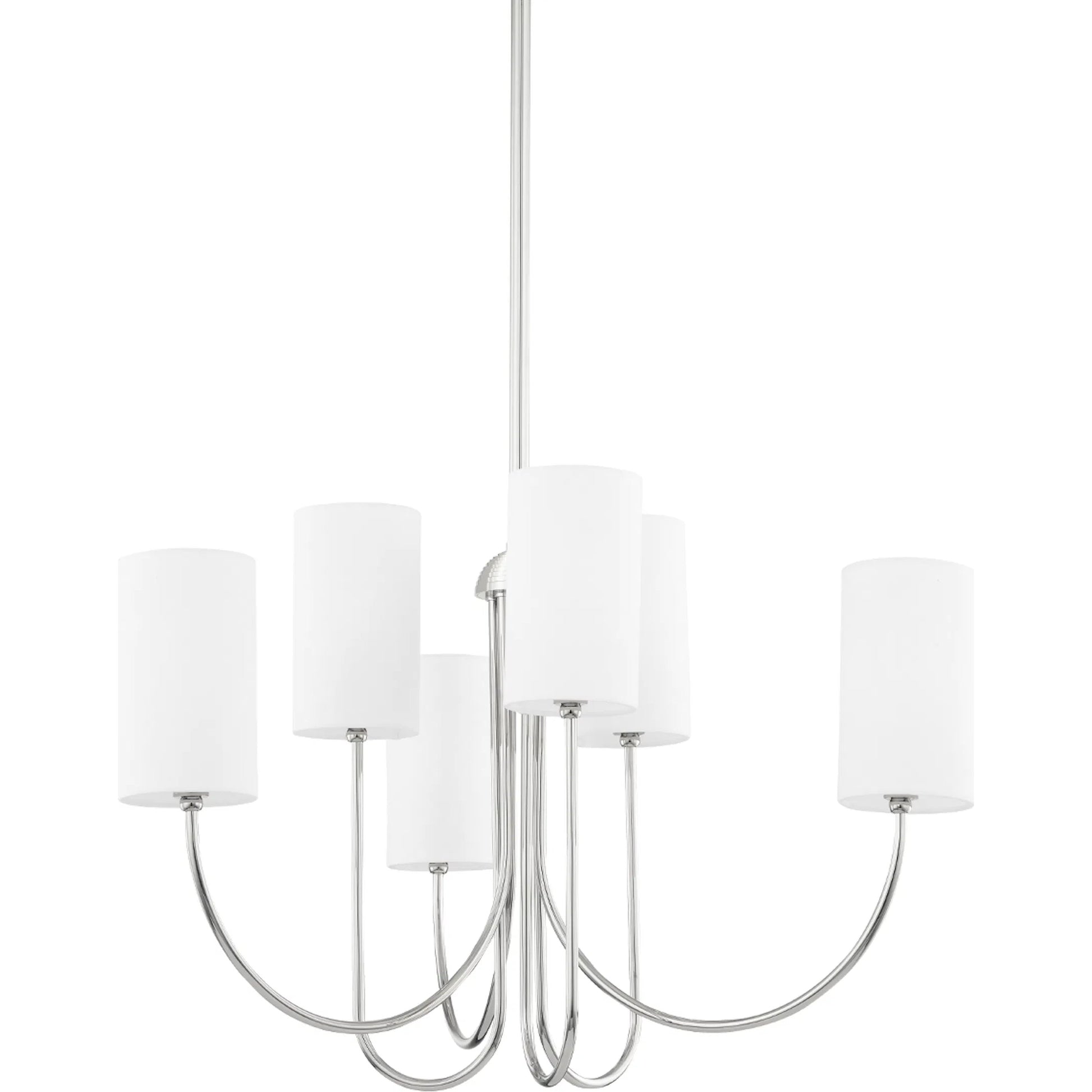 Harlem Chandelier by Hudson Valley. Made from steel in a transitional style.