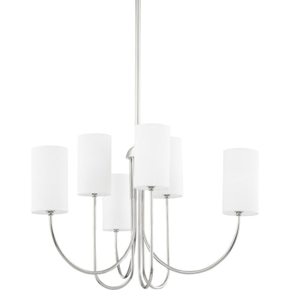 Harlem Chandelier by Hudson Valley. Made from steel in a transitional style.