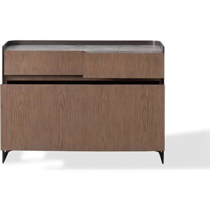 Element File Cabinet by Global Views in grey and marble. Made from unique in a modern style.