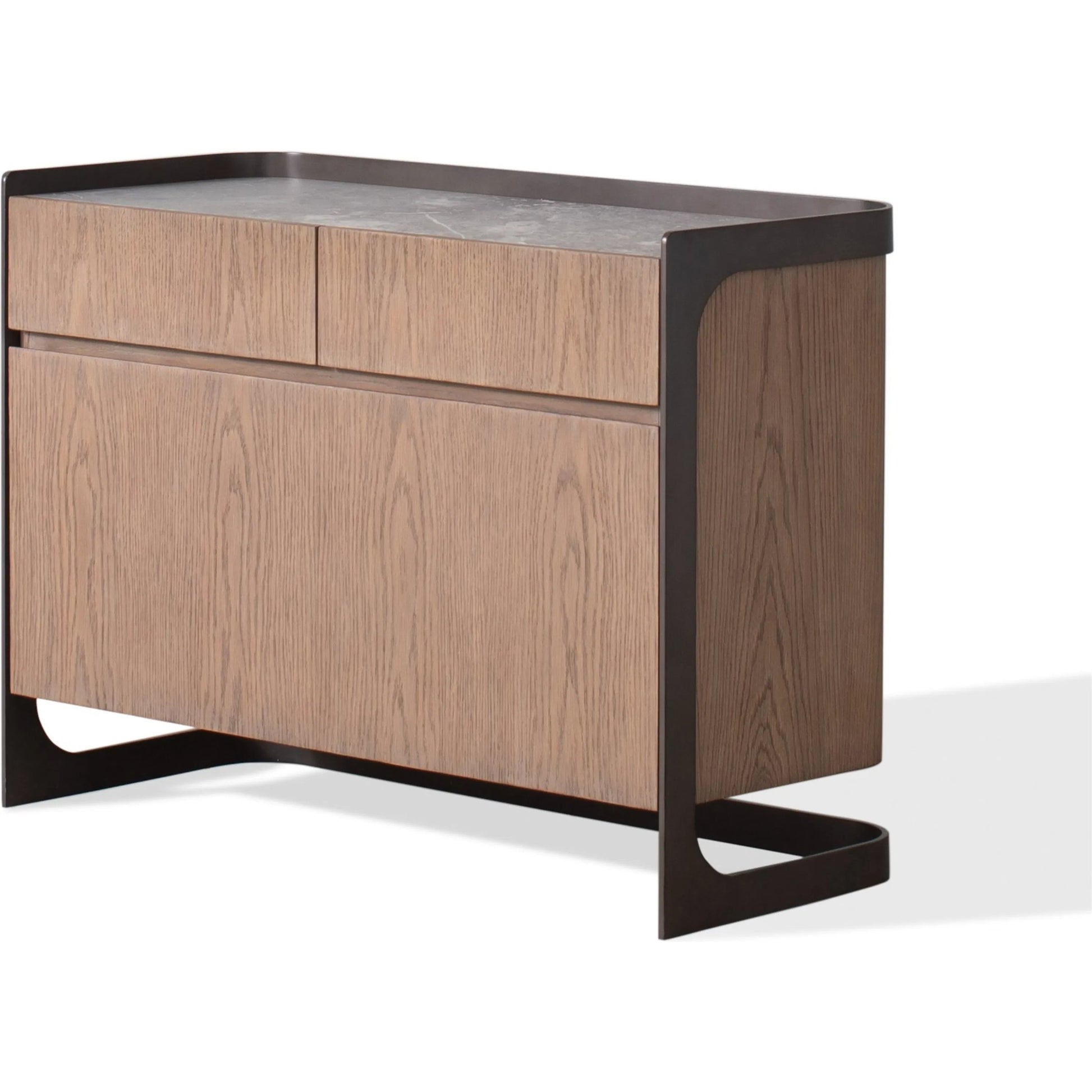 Element File Cabinet by Global Views in grey and marble. Made from unique in a modern style.