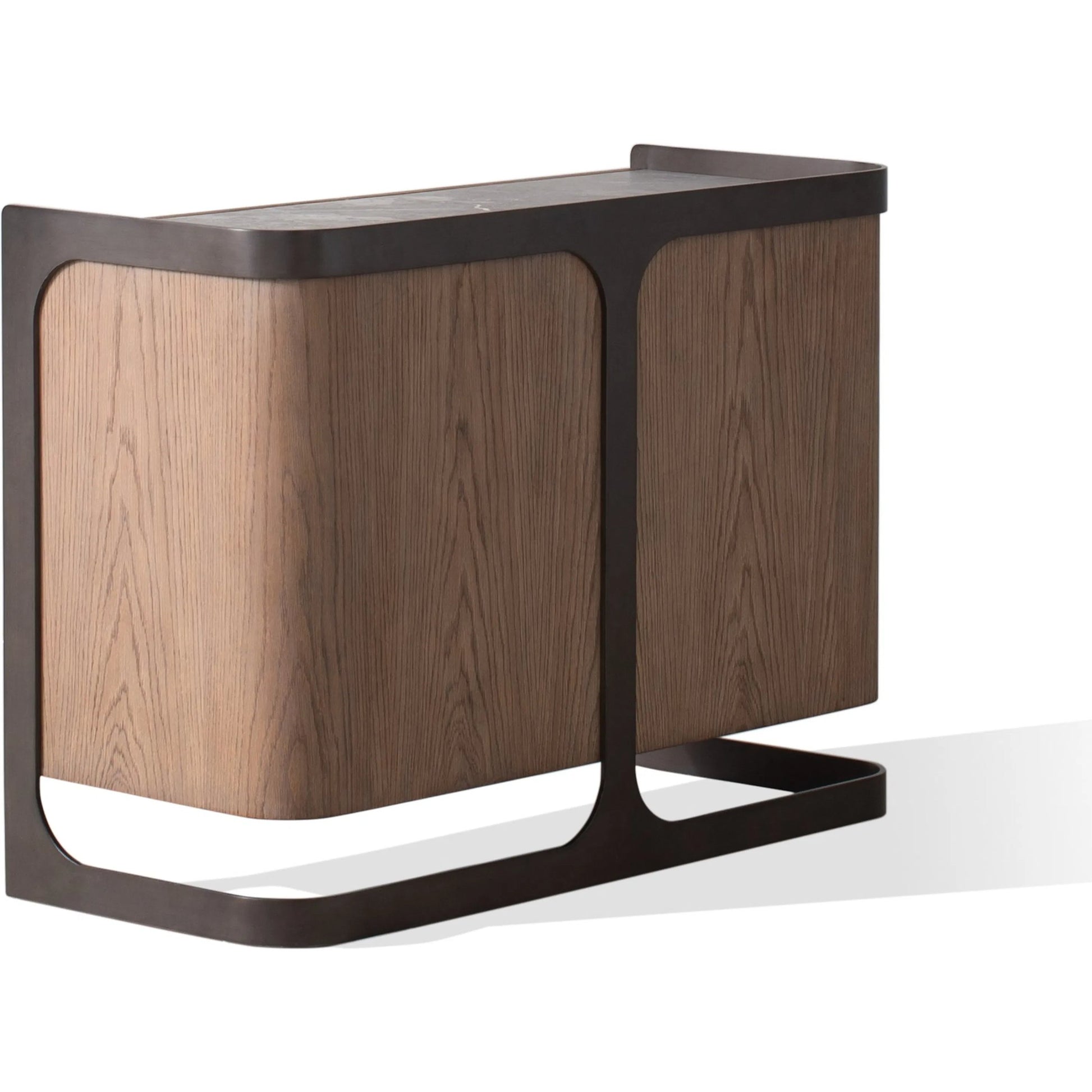 Element File Cabinet by Global Views in grey and marble. Made from unique in a modern style.