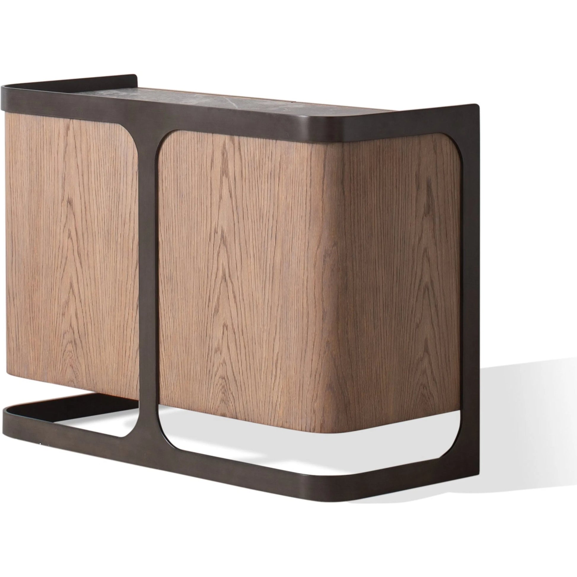 Element File Cabinet by Global Views in grey and marble. Made from unique in a modern style.