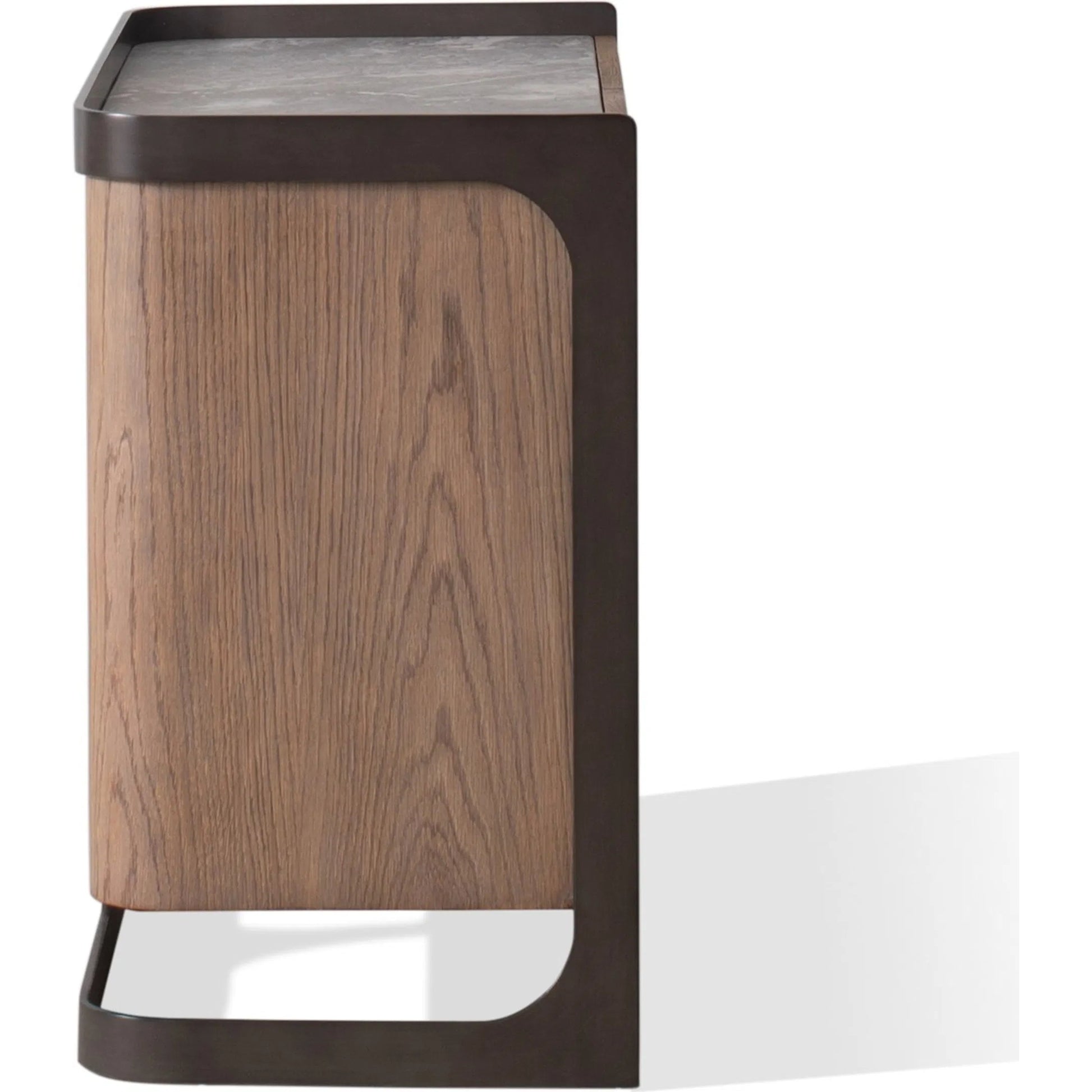 Element File Cabinet by Global Views in grey and marble. Made from unique in a modern style.