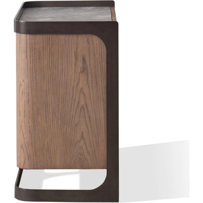 Element File Cabinet by Global Views in grey and marble. Made from unique in a modern style.