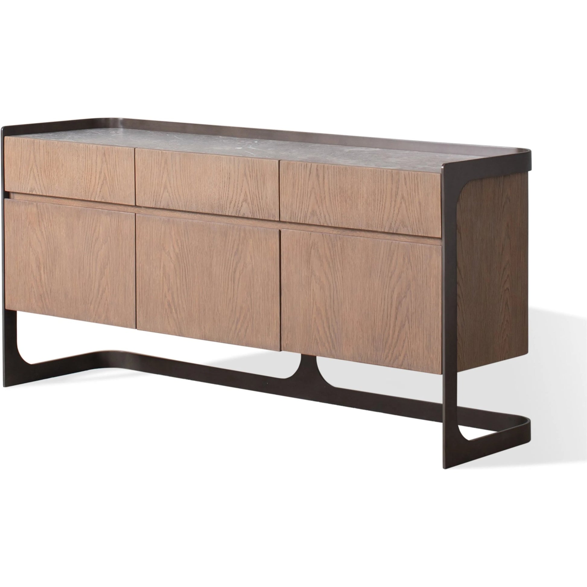 Element Media Cabinet by Global Views in grey and marble. Made from unique in a modern style.