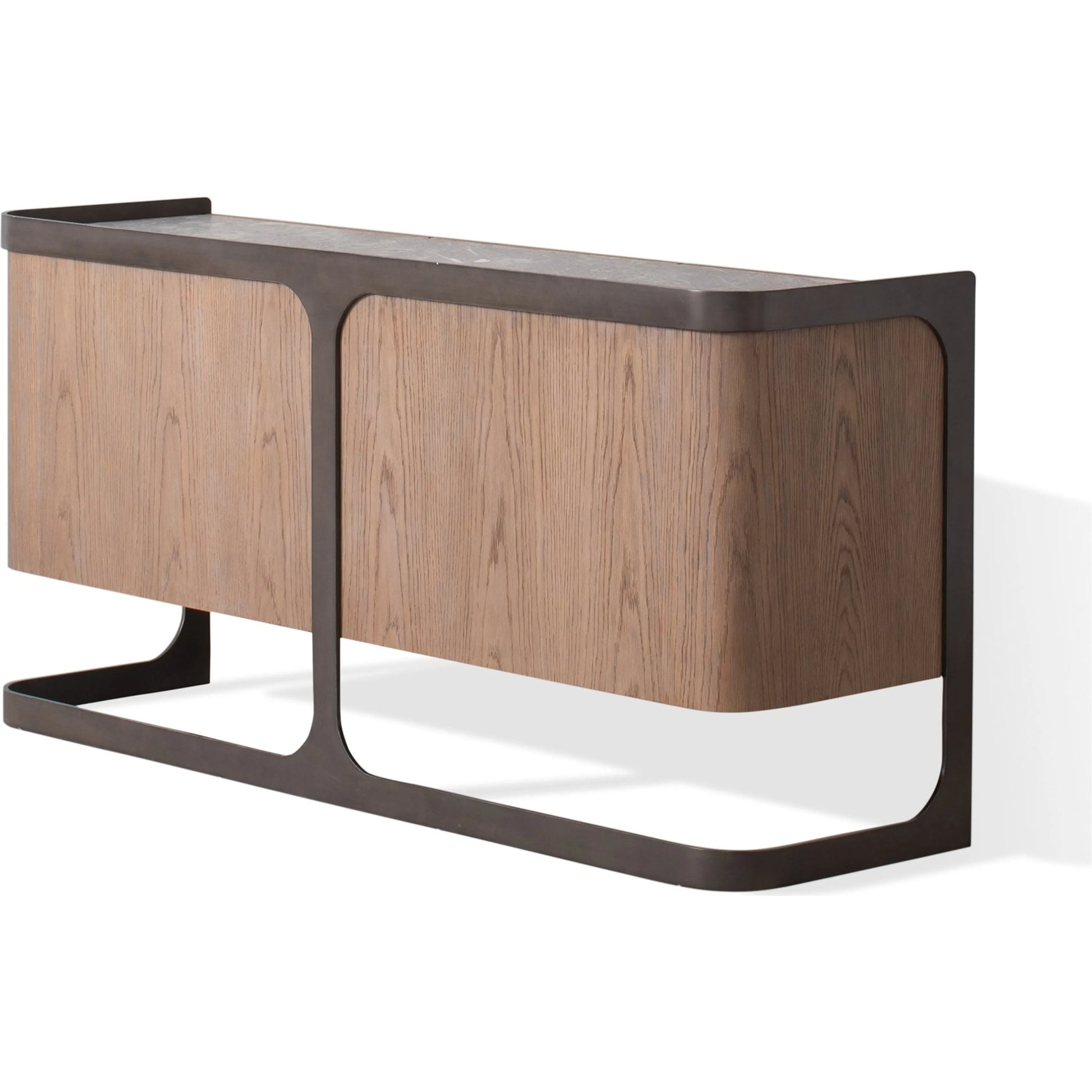 Element Media Cabinet by Global Views in grey and marble. Made from unique in a modern style.