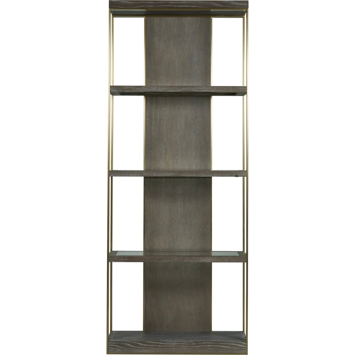 001 SI-2636073 | Additional Silo | Libby Langdon Wesley Etageré by Fairfield Chair in brown and cerused espresso. Made from ash solids in a unique style.
