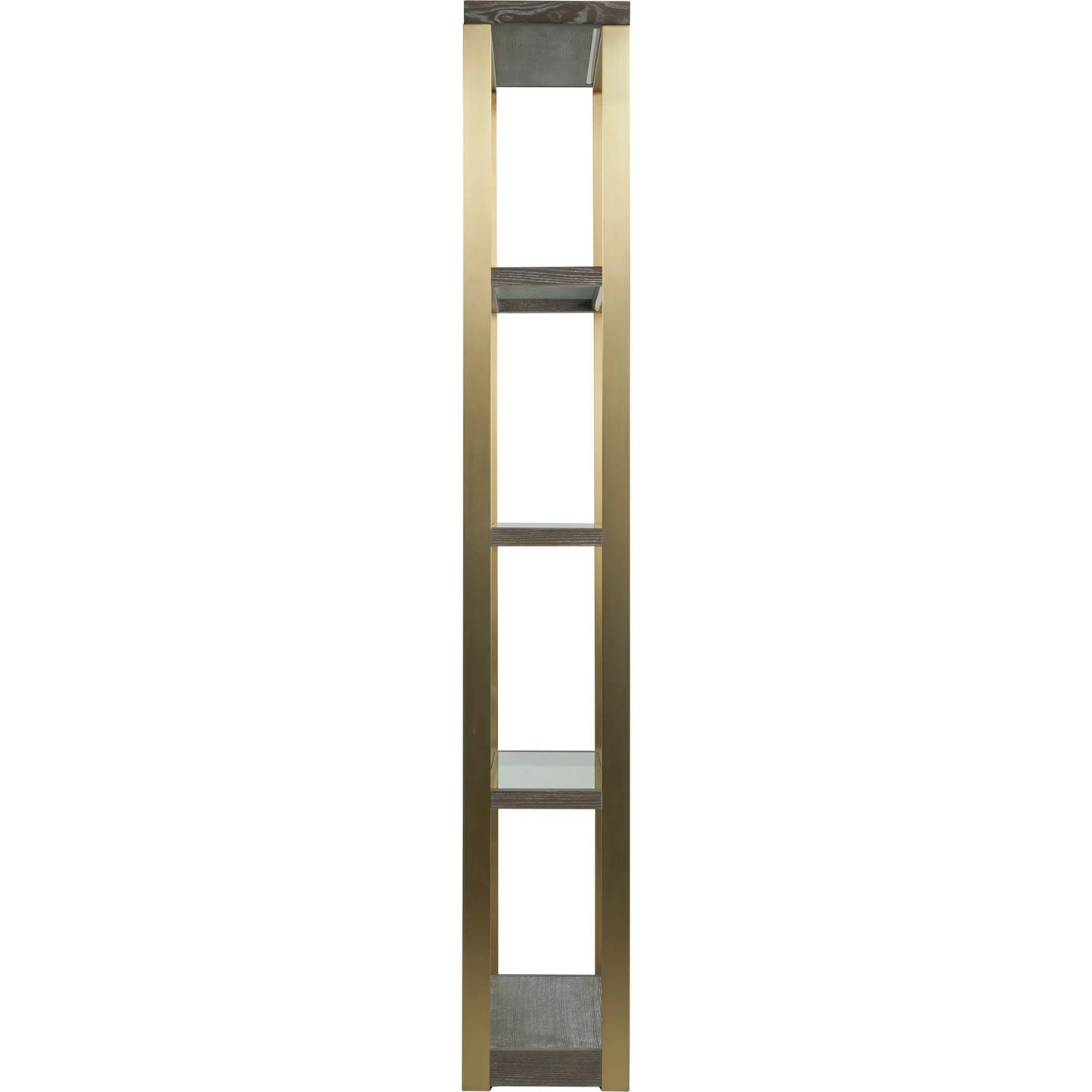 002 SI-2636073 | Additional Silo | Libby Langdon Wesley Etageré by Fairfield Chair in brown and cerused espresso. Made from ash solids in a unique style.