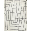 Ivory, Black / 1' x 1'6"