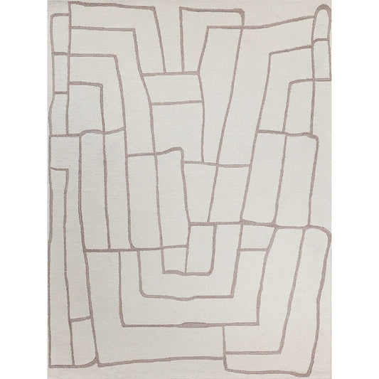 Tangiers 6846 Rug by Exquisite Rugs in ivory, beige. Made from new zealand wool in a unique style.